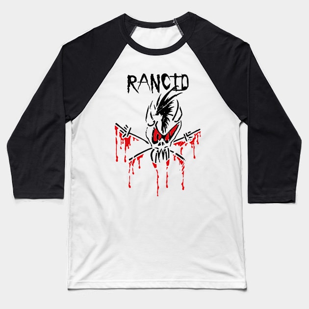 rancid headbang Baseball T-Shirt by potato cast